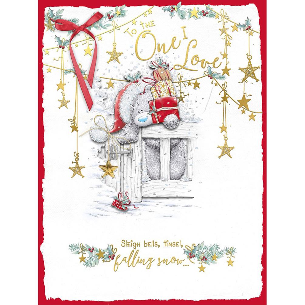 One I Love Me to You Bear Luxury Boxed Christmas Card Extra Image 1